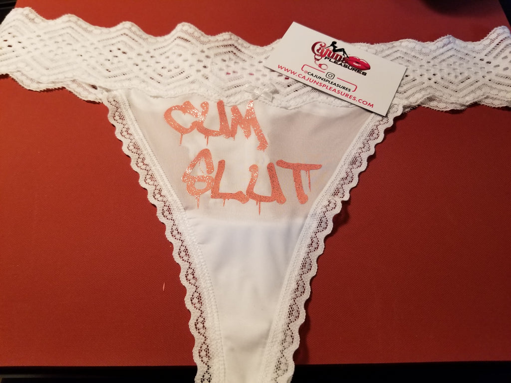 CUM SLUT THONGS